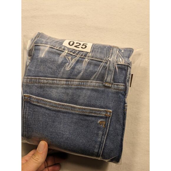 Madewell Jeans Women Size 24 Stovepipe Fair Trade Stretch Straight Crop 90's y2k - Picture 12 of 12